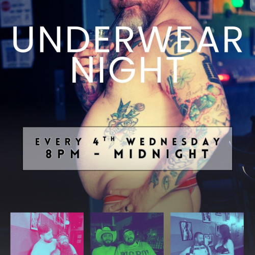 Flyer or graphic for the event Underwear Night