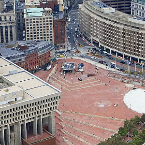 Facade of City Hall Plaza