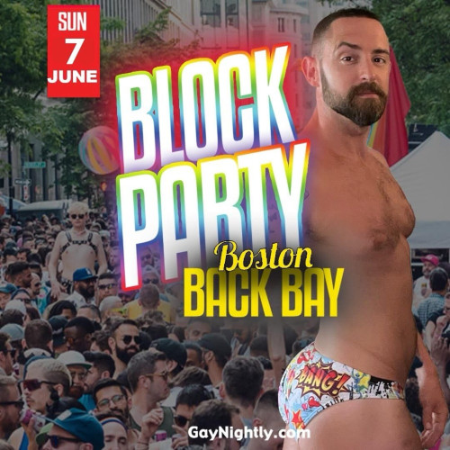 Flyer for Back Bay Block Party