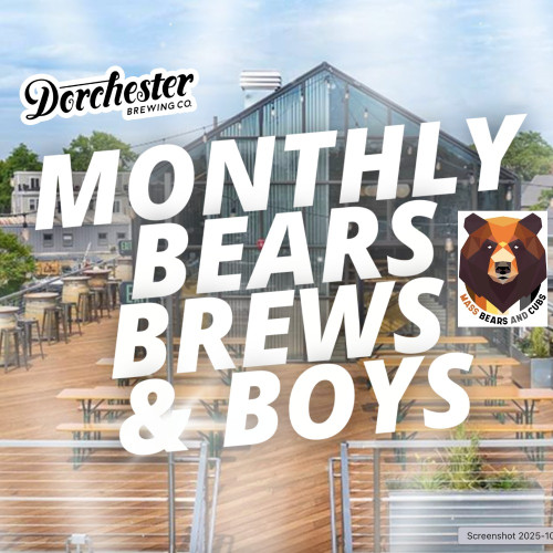 Flyer or graphic for the event Bears, Brews & Boys