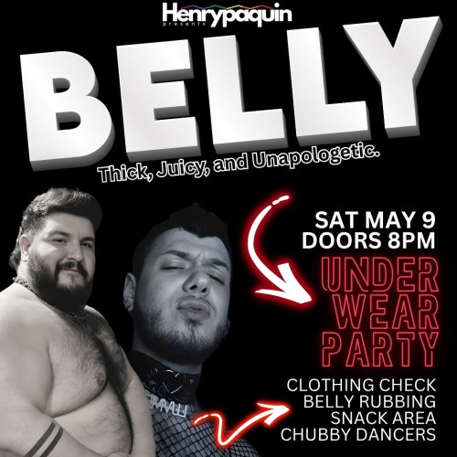 Flyer or graphic for the event Belly Underwear Party