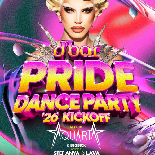 Flyer or graphic for the event Boston Pride Kickoff w/ AQUARIA