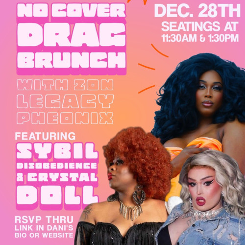 Flyer or graphic for the event Drag Brunch