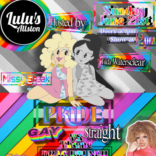 Flyer or graphic for the event DRAG BRUNCH GAY VS STRAIGHT