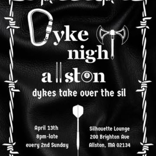 Flyer for Dyke Night Allston
