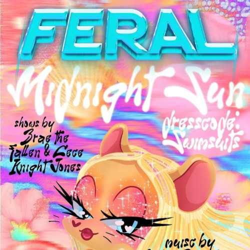 Flyer or graphic for the event FERAL: BOSTON'S LGBTQ RAGER