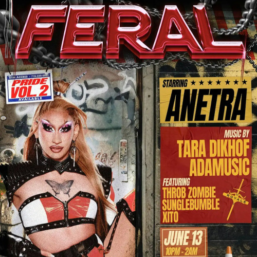 Flyer or graphic for the event FERAL PRIDE VOL 2