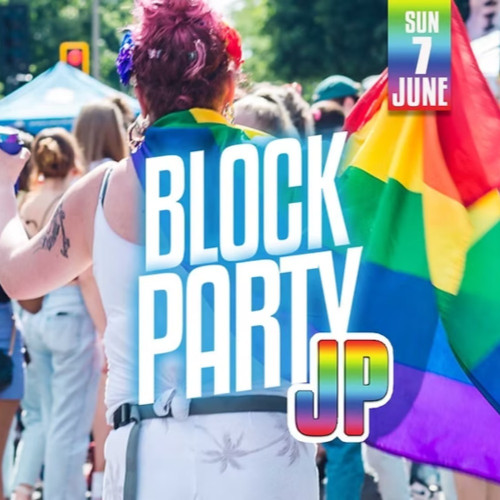 Flyer for JP Block Party
