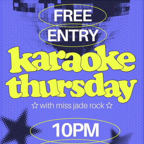 Flyer or graphic for the event Karaoke Thursdays