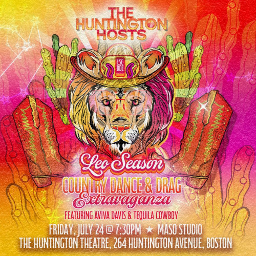 Flyer or graphic for the event Leo Season Country Dance and Drag Extravaganza