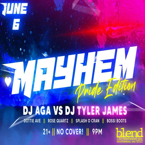 Flyer or graphic for the event Mayhem Pride
