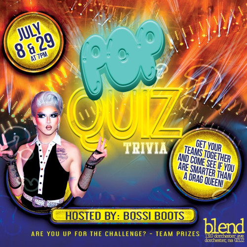 Flyer or graphic for the event Pop Quiz Trivia