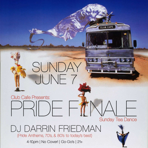 Flyer or graphic for the event Pride Finale Sunday Tea Dance