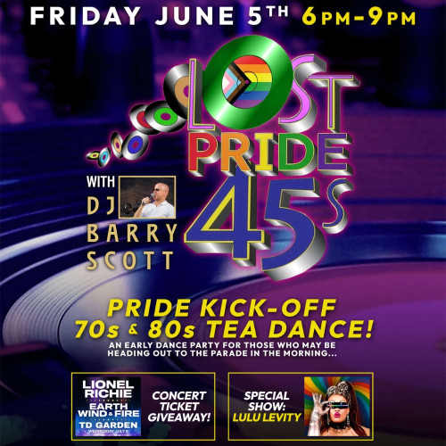 Flyer or graphic for the event Pride Kick-Off Tea Dance
