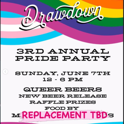 Flyer for Pride Party