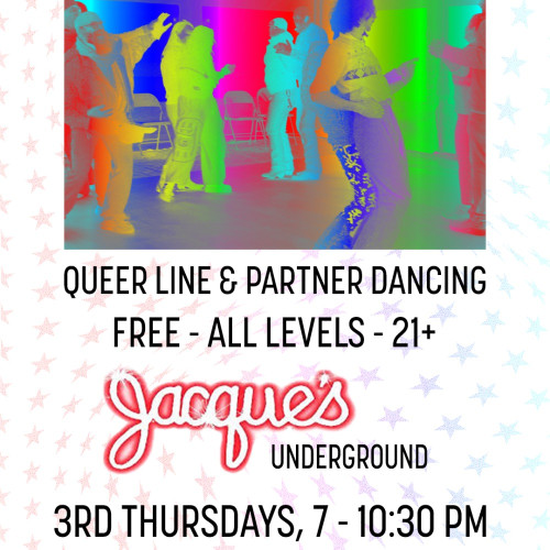 Flyer or graphic for the event Queer Line & Partner Dancing