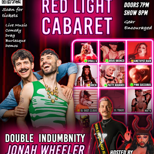 Flyer or graphic for the event Red Light Cabaret: Double InDUMBnity