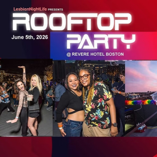 Flyer or graphic for the event Rooftop Pride Party