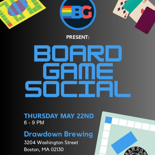 Flyer or graphic for the event Sapphic Board Game Social