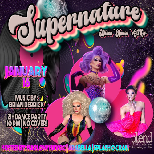 Flyer or graphic for the event SUPERNATURE