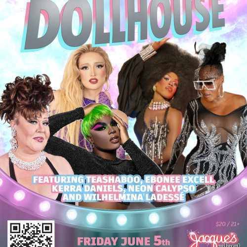 The Dollhouse event flyer