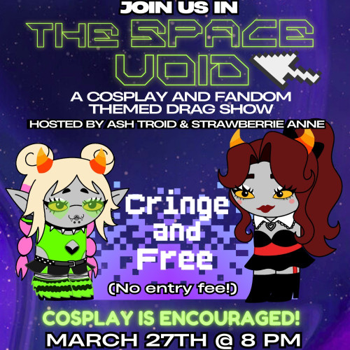 Flyer or graphic for the event The Space Void