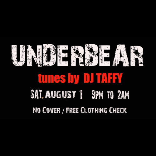 Underbear event flyer