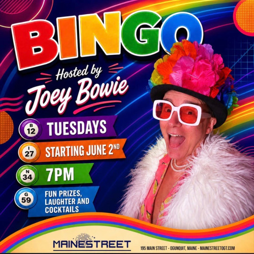 Flyer or graphic for the event Bingo Tuesdays