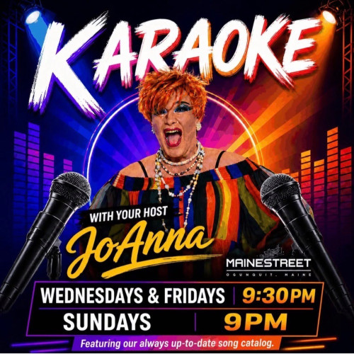 Karaoke event flyer