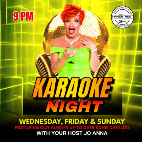 Flyer or graphic for the event Karaoke Wednesdays