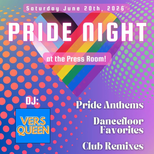 Flyer or graphic for the event Pride Night