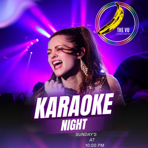 Flyer for Karaoke Night