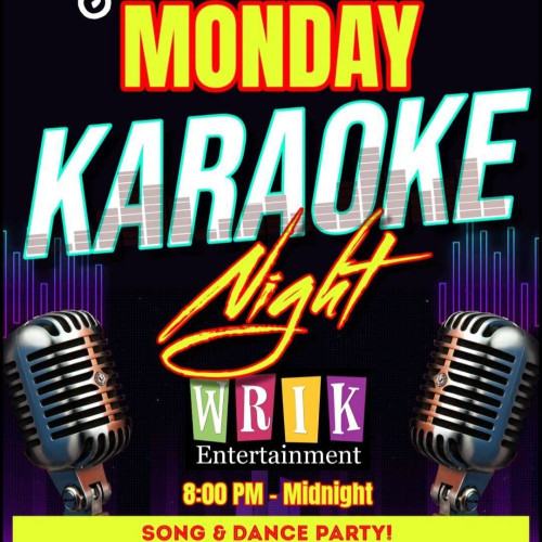 Flyer for Monday Night Karaoke