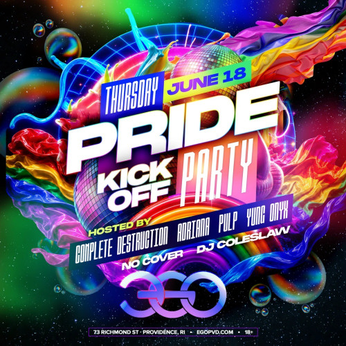 Flyer or graphic for the event Pride Kick Off Party