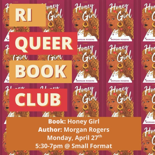 Flyer for RI Queer Book Club