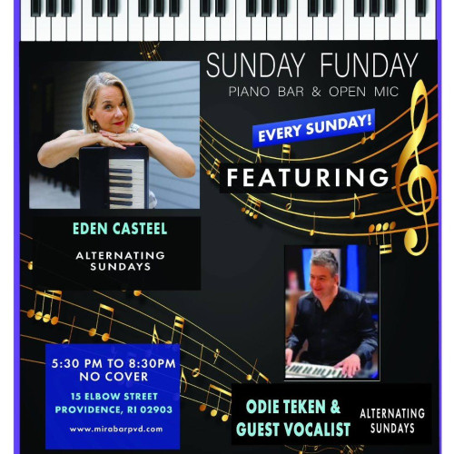 Flyer for Sunday Funday Piano Bar