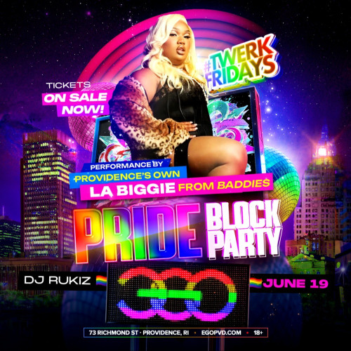 Flyer or graphic for the event Twerk Pride Block Party